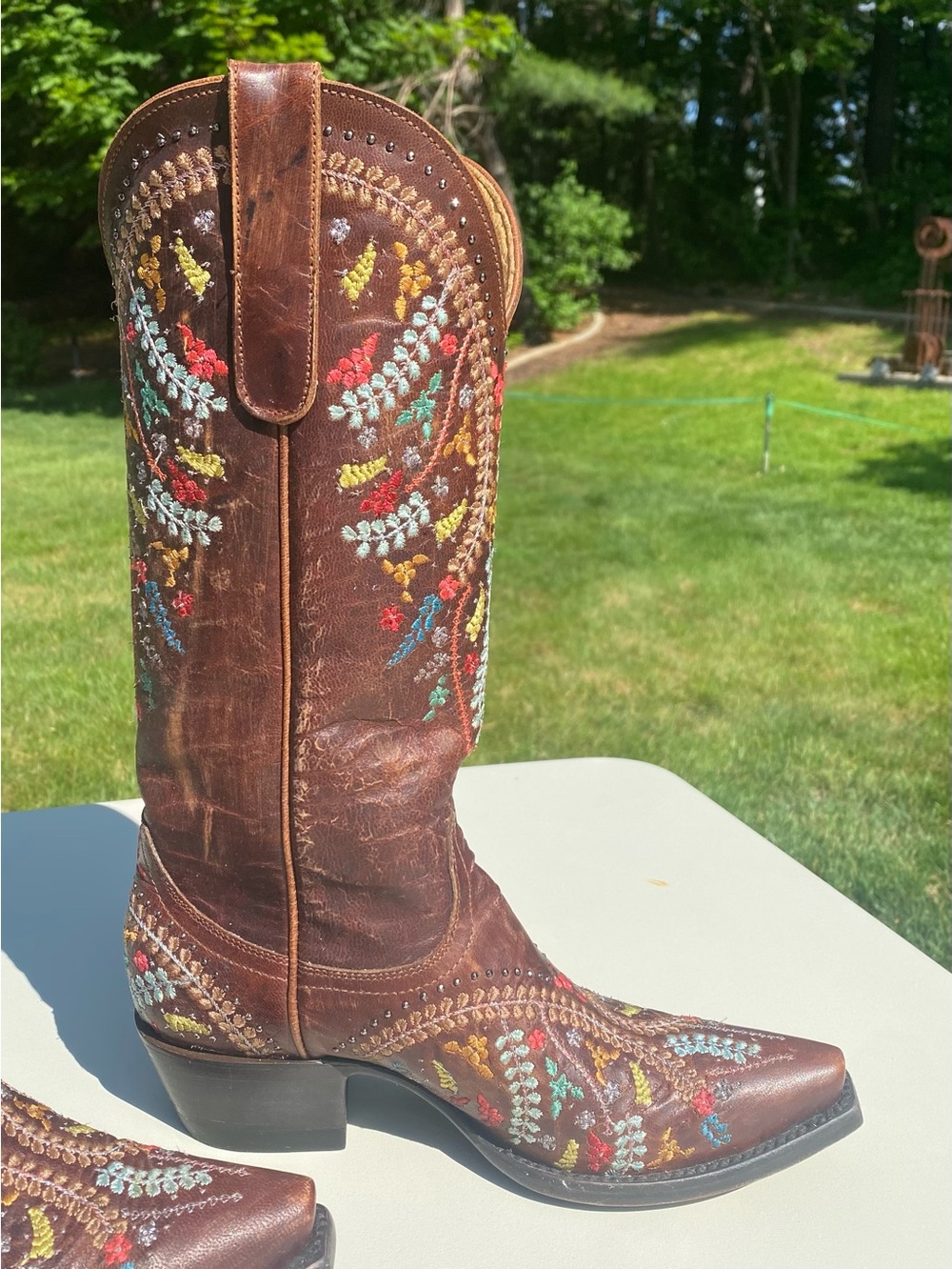 Old Gringo Bonnie Western Embroidered  Boots, 6.5 B - Picture 12 of 14